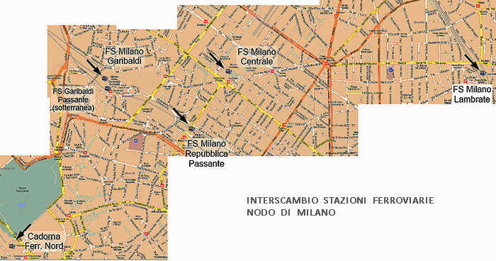 Milano - stazioni ferroviarie